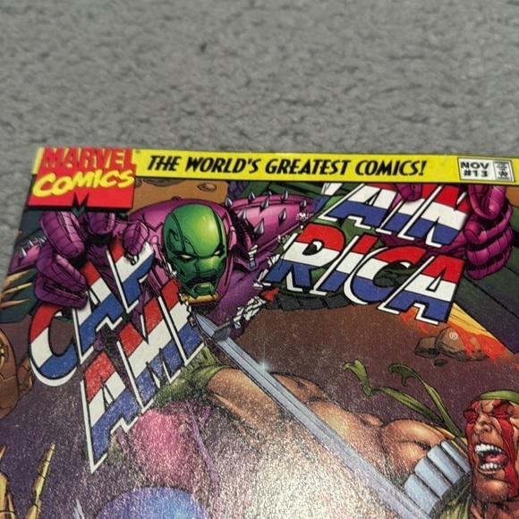 Marvel Comics Captain America 13 GREEN GOBLIN🔥WIRLD WAR III🔥Marvel Comics🔥 - Picture 3 of 7